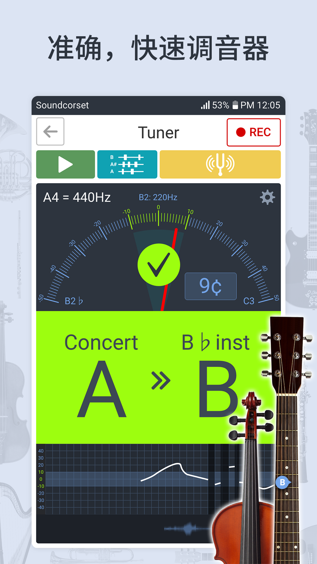 调音器和节拍器(Soundcorset tuner & metronome)