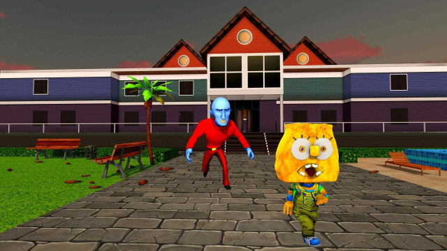 可怕的邻居海绵宝宝(Scary Neighbor SpongebobSecret)