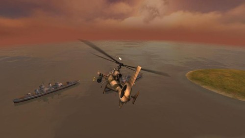 3D直升机-炮艇战